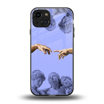 Sculpted Elegance back phone cover | glass case for iphone 15