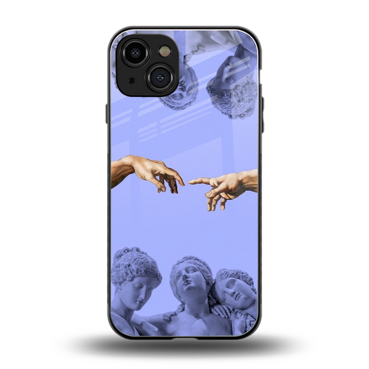 Sculpted Elegance back phone cover | glass case for iphone 15