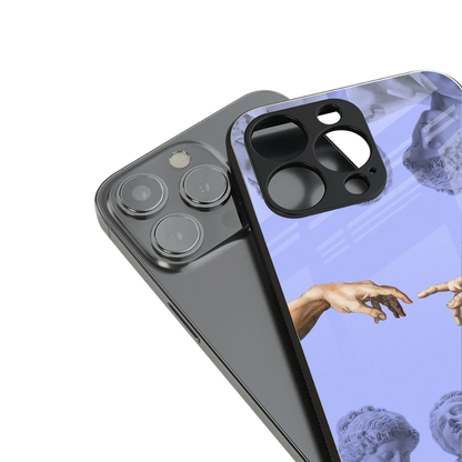 Sculpted Elegance stylish phone case for iphone 14 | glossy glass and slim fit