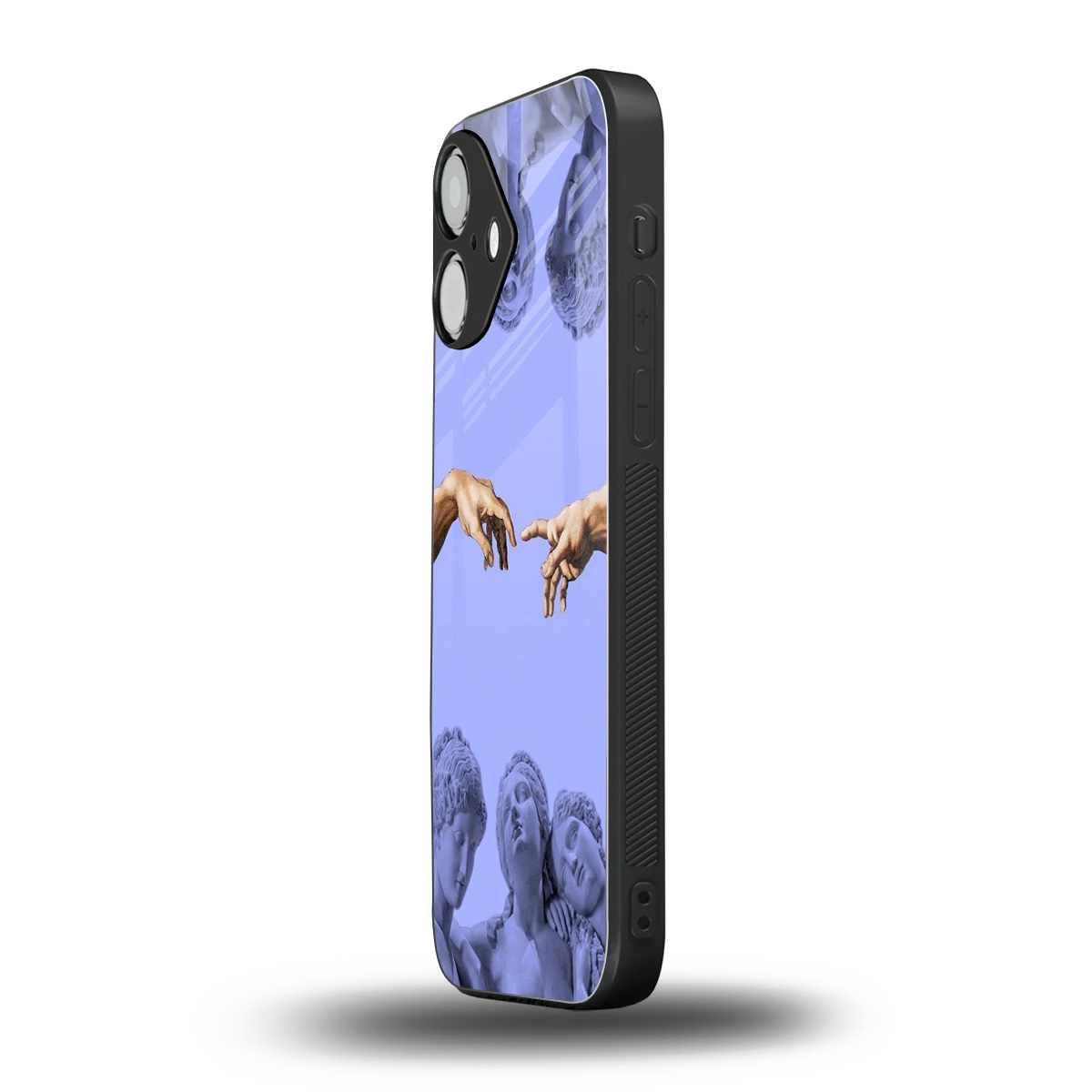 Sculpted Elegance iPhone 16 mobile cover | shockproof glass phone case
