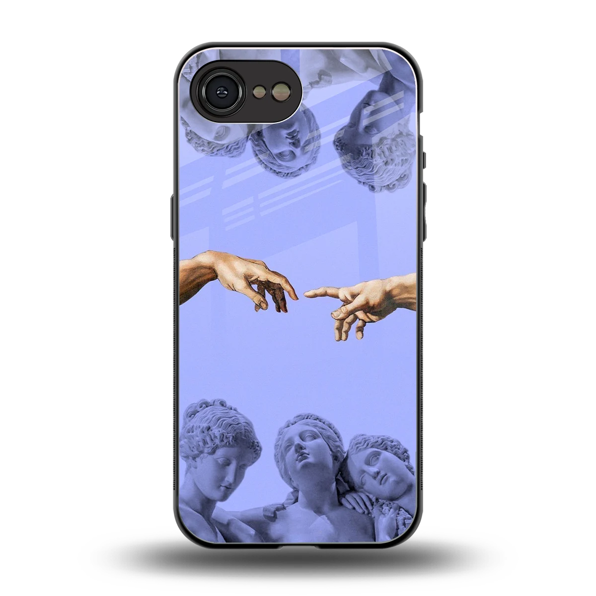 Sculpted Elegance back phone cover | glass case for iphone 17e