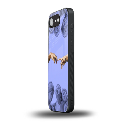 Sculpted Elegance iphone 16e mobile cover | shockproof glass phone case