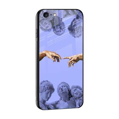 Sculpted Elegance sleek iphone 6 cover with tempered glass back and TPU edges