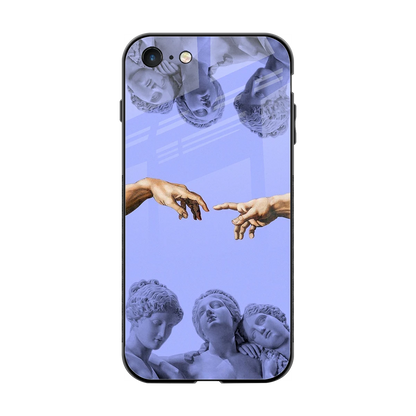 Sculpted Elegance back phone cover | glass case for iphone 7