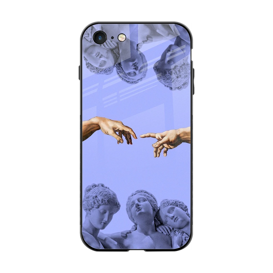 Sculpted Elegance back phone cover | glass case for iphone 7