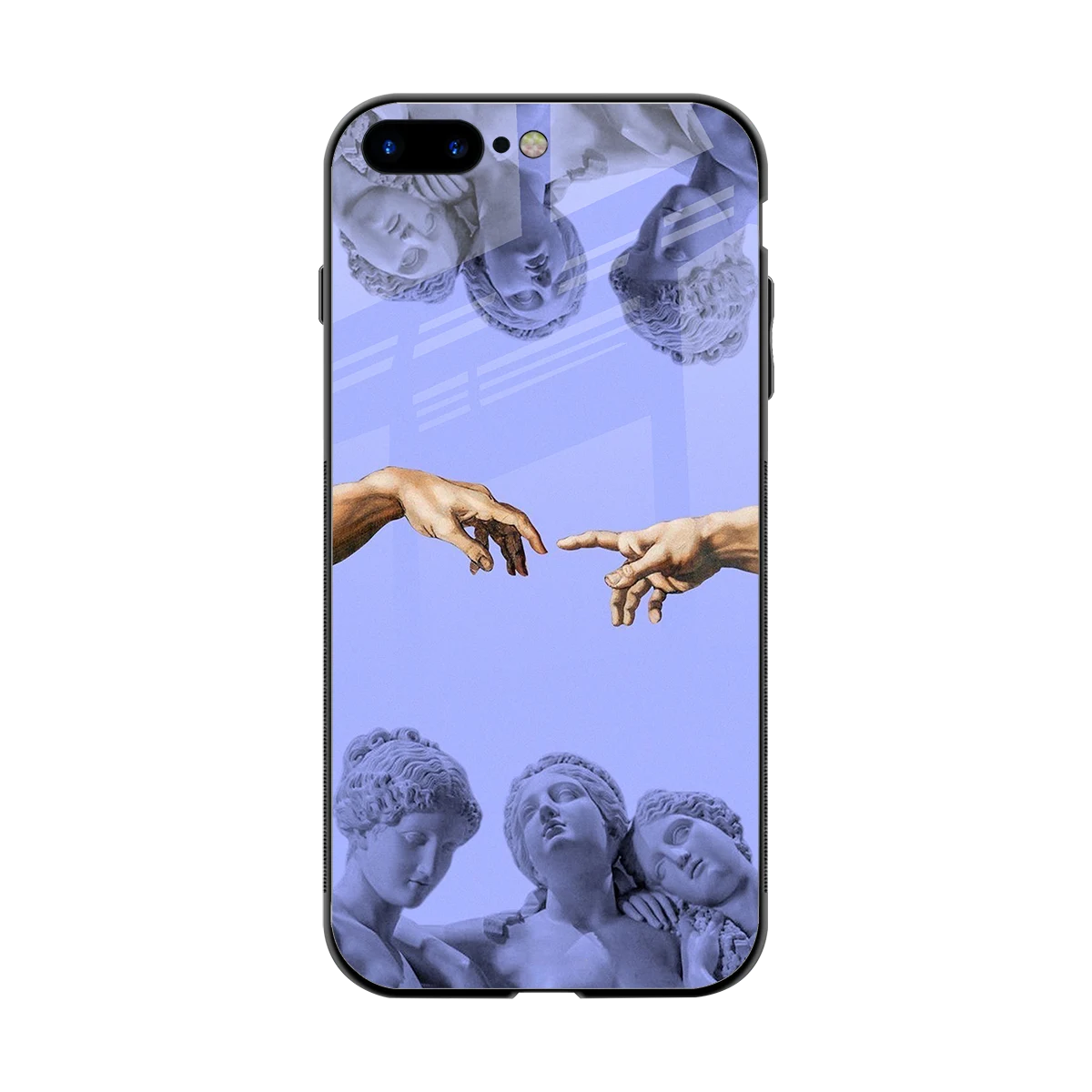 Sculpted Elegance back phone cover | glass case for iphone 8 plus