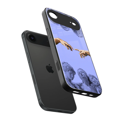 Sculpted Elegance sleek iphone air cover with tempered glass back and TPU edges