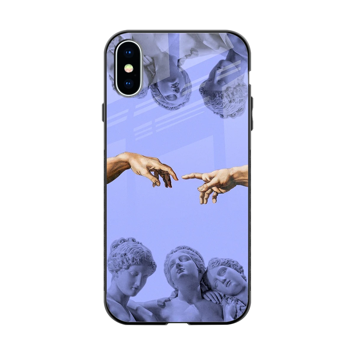 Sculpted Elegance back phone cover | glass case for iphone x