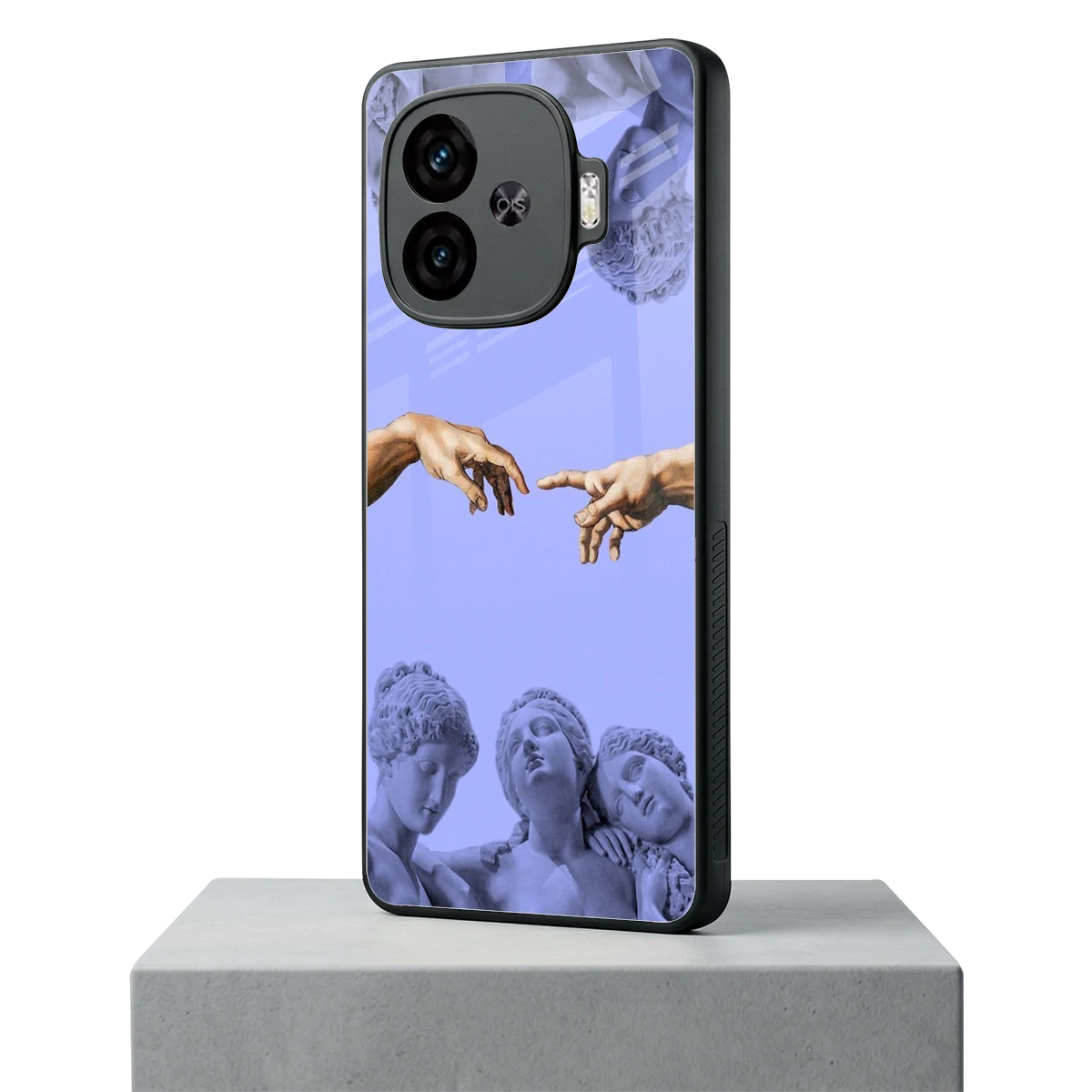Sculpted Elegance iqoo neo 10r 5g mobile cover | shockproof glass phone case
