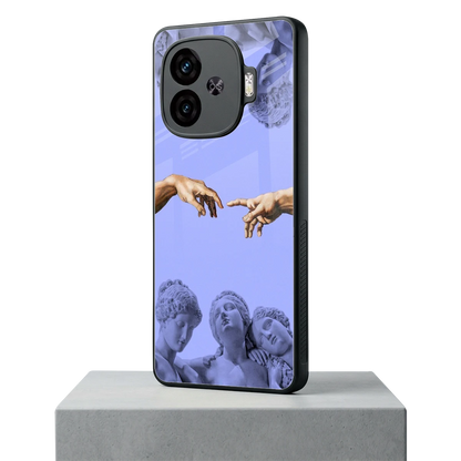 Sculpted Elegance iqoo neo 10r 5g mobile cover | shockproof glass phone case