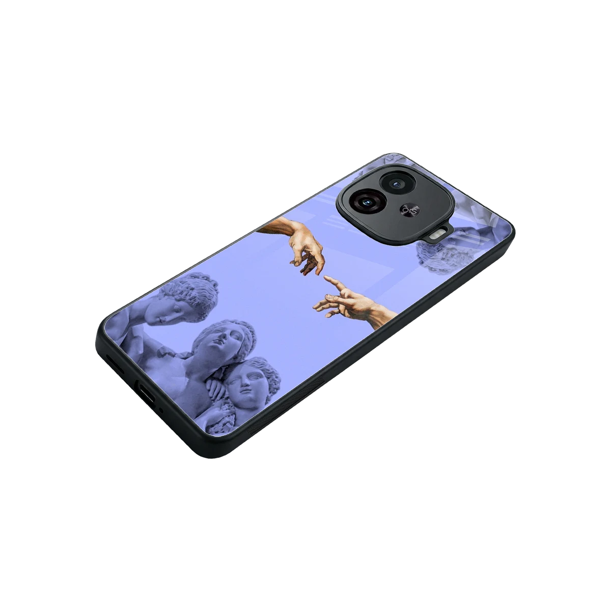 Sculpted Elegance stylish phone case for iqoo neo 10r 5g | glossy glass and slim fit