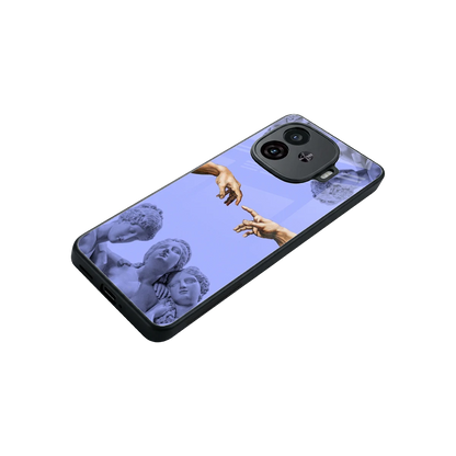Sculpted Elegance stylish phone case for iqoo neo 10r 5g | glossy glass and slim fit