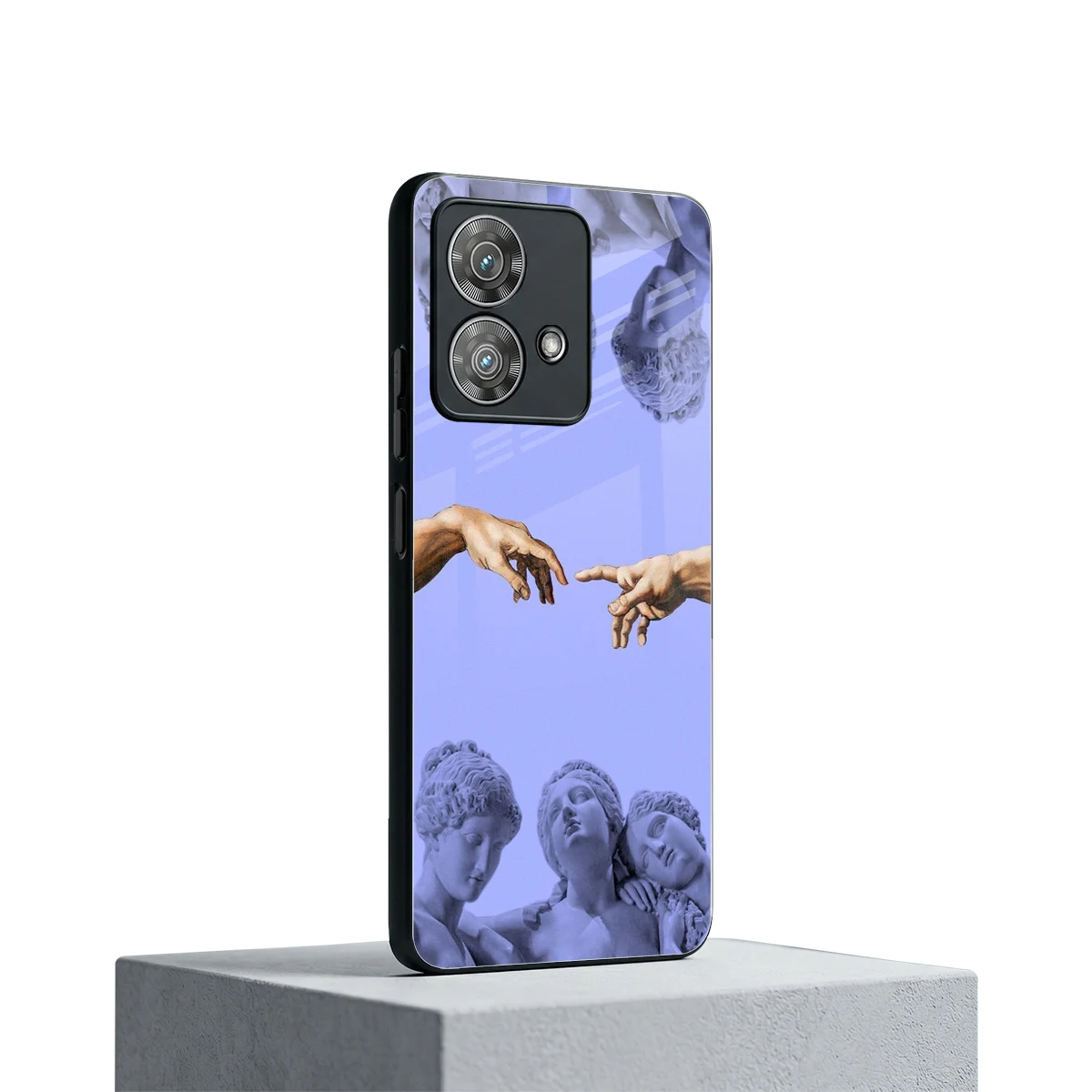Sculpted Elegance motorola edge 40 neo 5g mobile cover | shockproof glass phone case