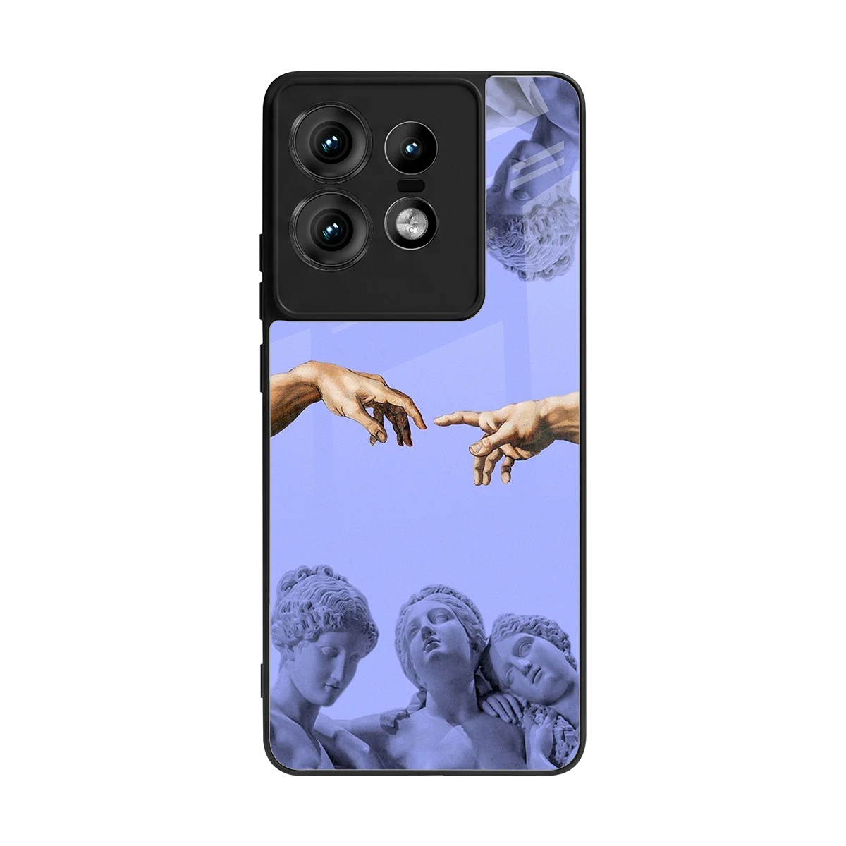 Sculpted Elegance back phone cover | glass case for motorola edge 50 pro