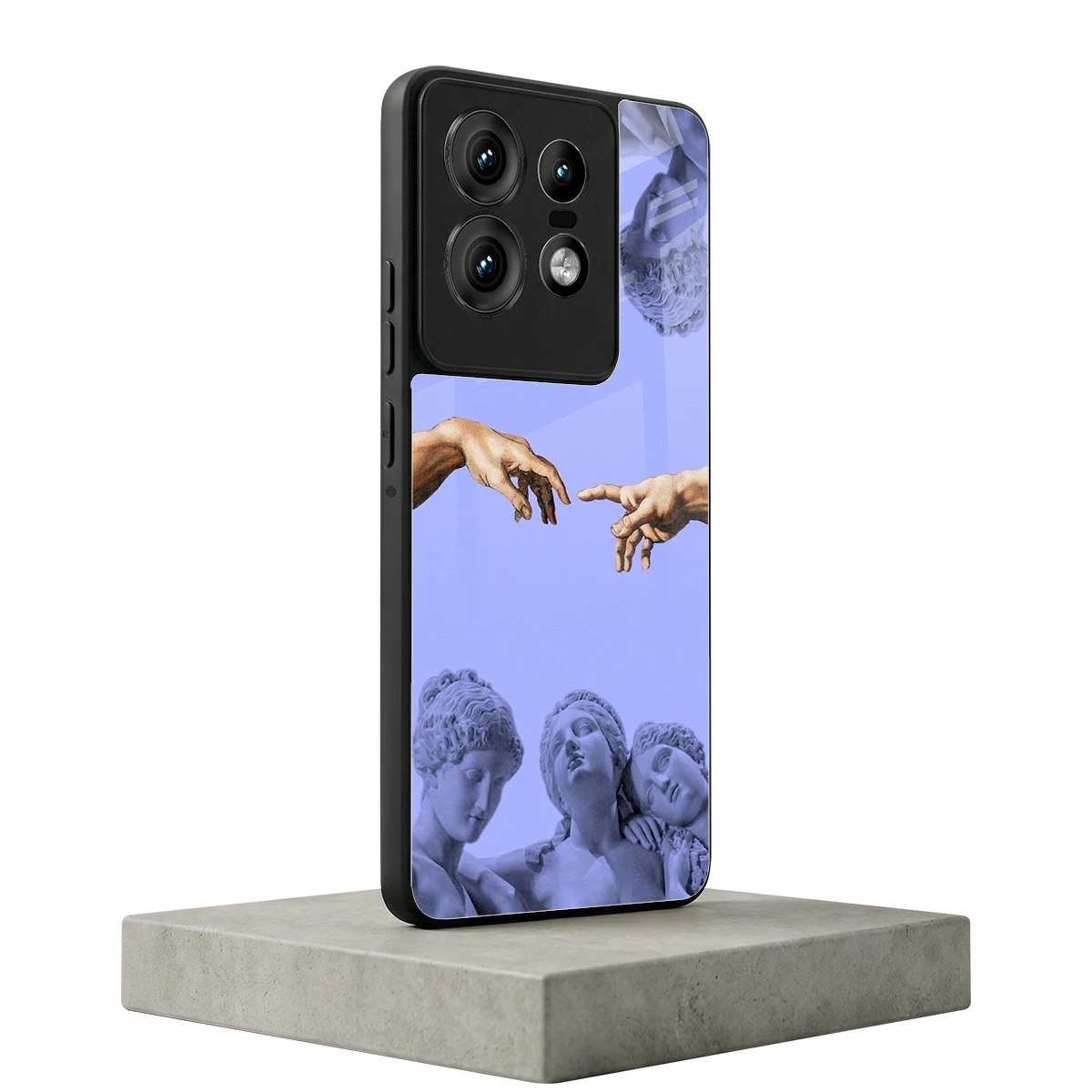 Sculpted Elegance motorola edge 50 pro mobile cover | shockproof glass phone case