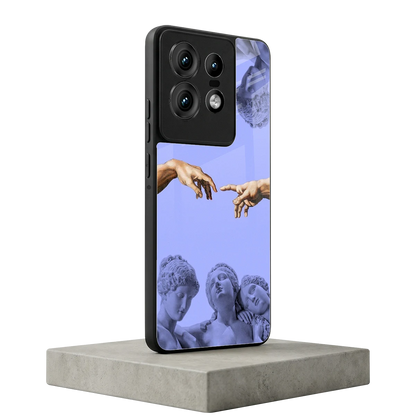 Sculpted Elegance motorola edge 50 pro mobile cover | shockproof glass phone case