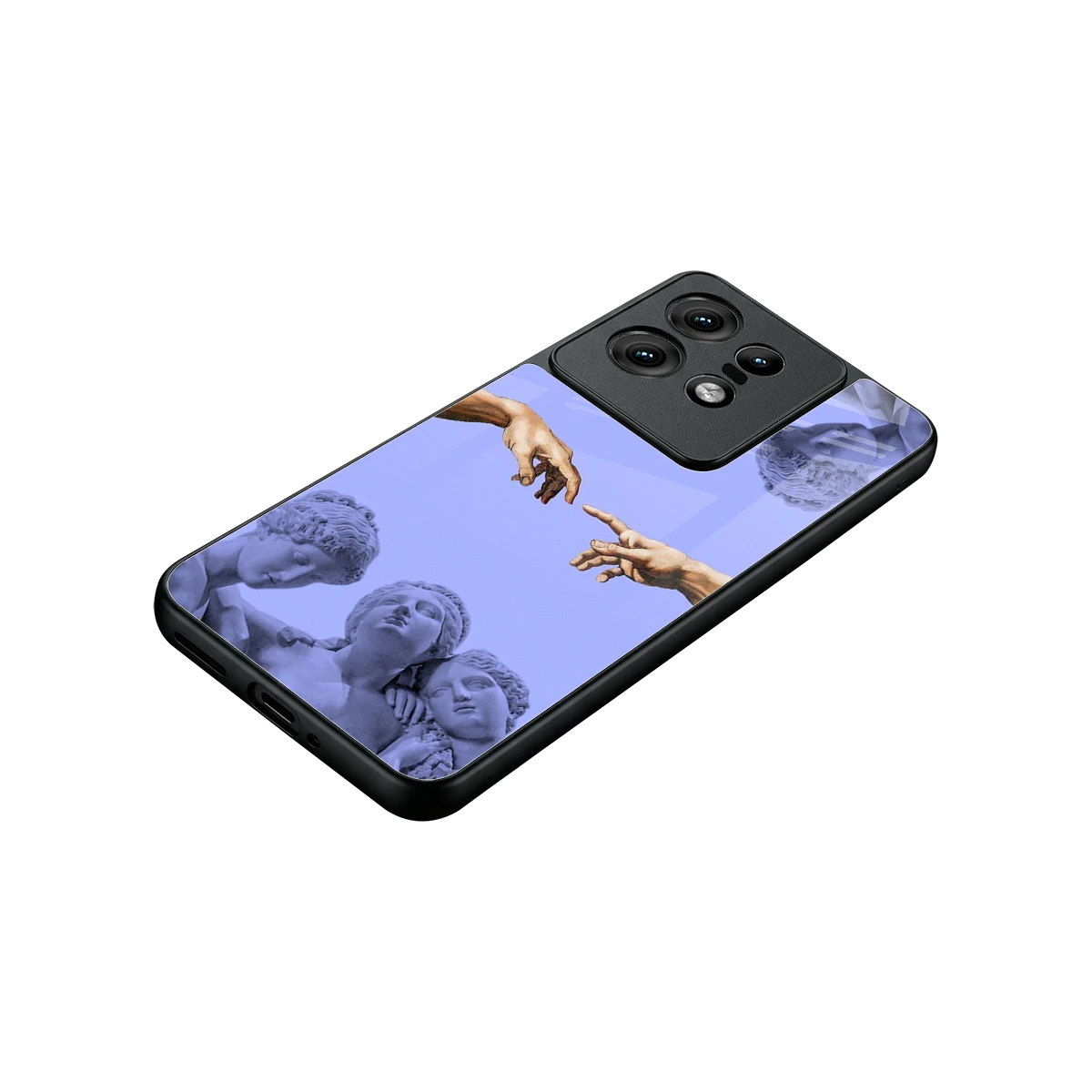 Sculpted Elegance stylish phone case for motorola edge 50 pro | glossy glass and slim fit