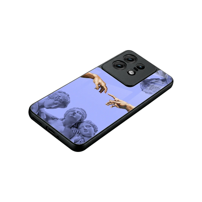 Sculpted Elegance stylish phone case for motorola edge 50 pro | glossy glass and slim fit