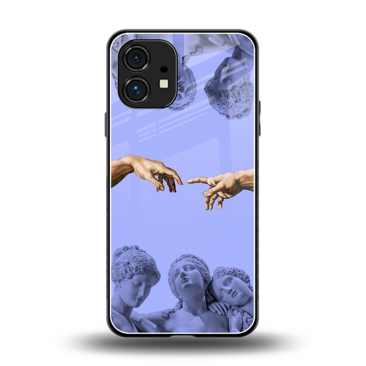 Sculpted Elegance back phone cover | glass case for nothing phone 1
