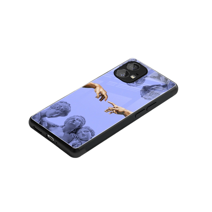 Sculpted Elegance stylish phone case for nothing phone 1 | glossy glass and slim fit