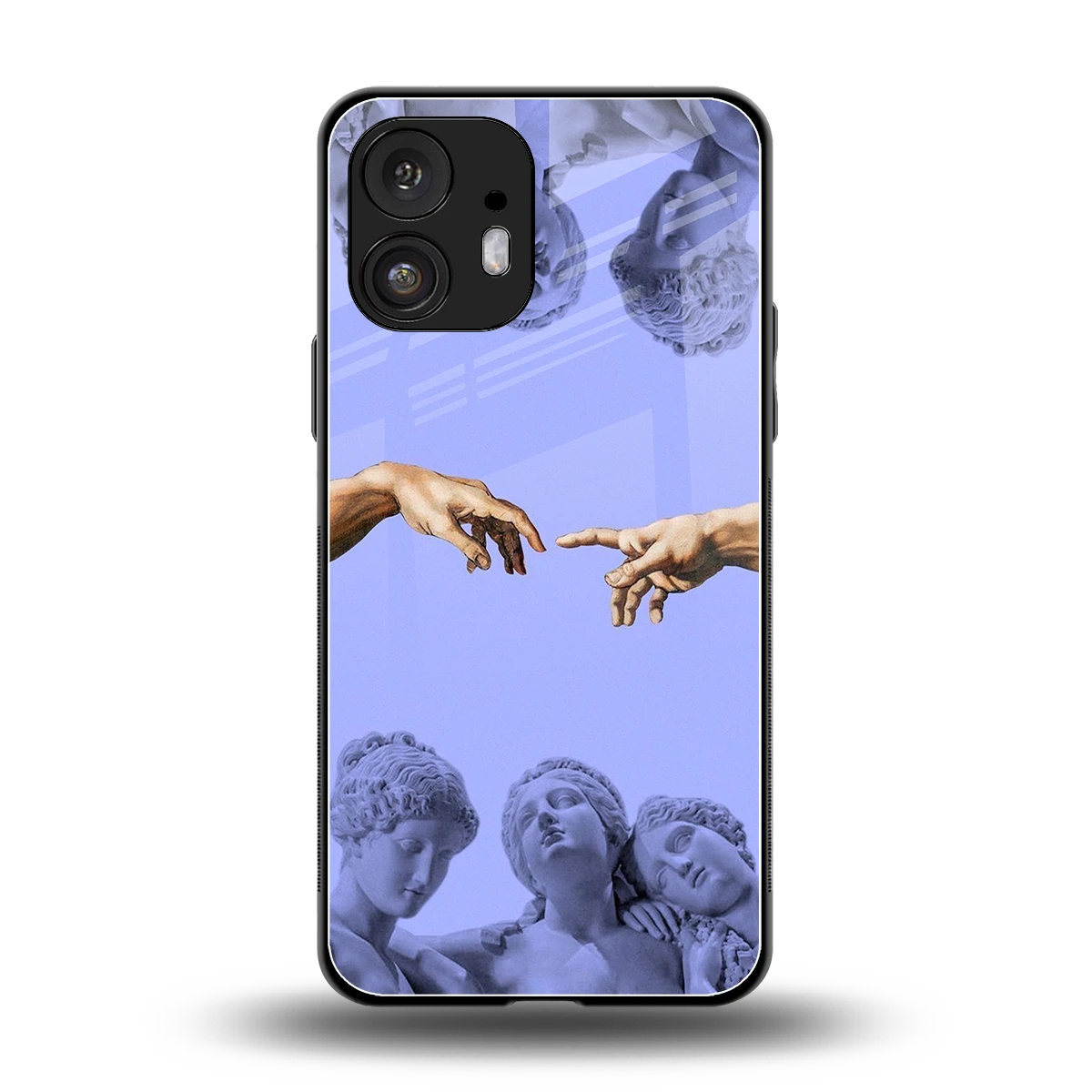Sculpted Elegance back phone cover | glass case for nothing phone 2