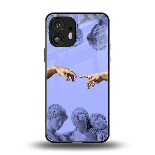 Sculpted Elegance back phone cover | glass case for nothing phone 2