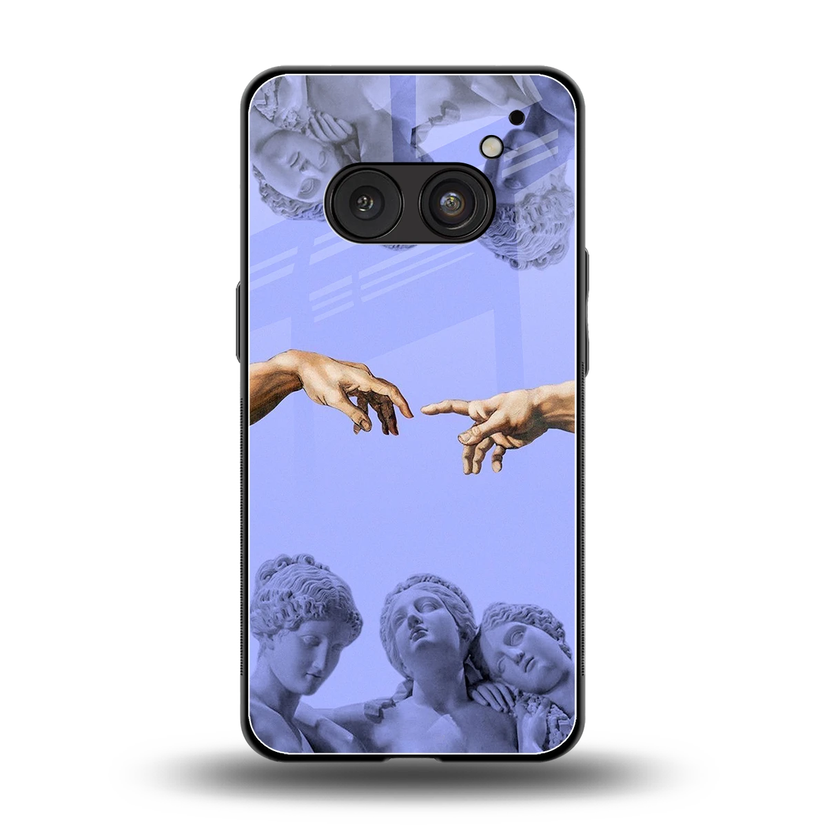 Sculpted Elegance back phone cover | glass case for nothing phone 2a plus