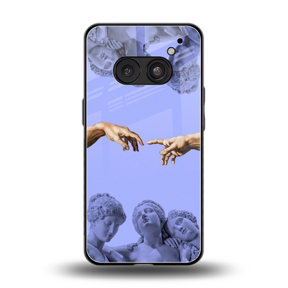 Sculpted Elegance back phone cover | glass case for nothing phone 2a plus