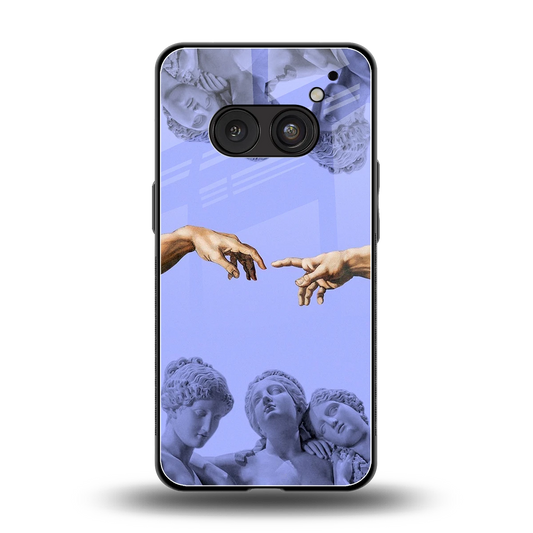 Sculpted Elegance back phone cover | glass case for nothing phone 2a plus