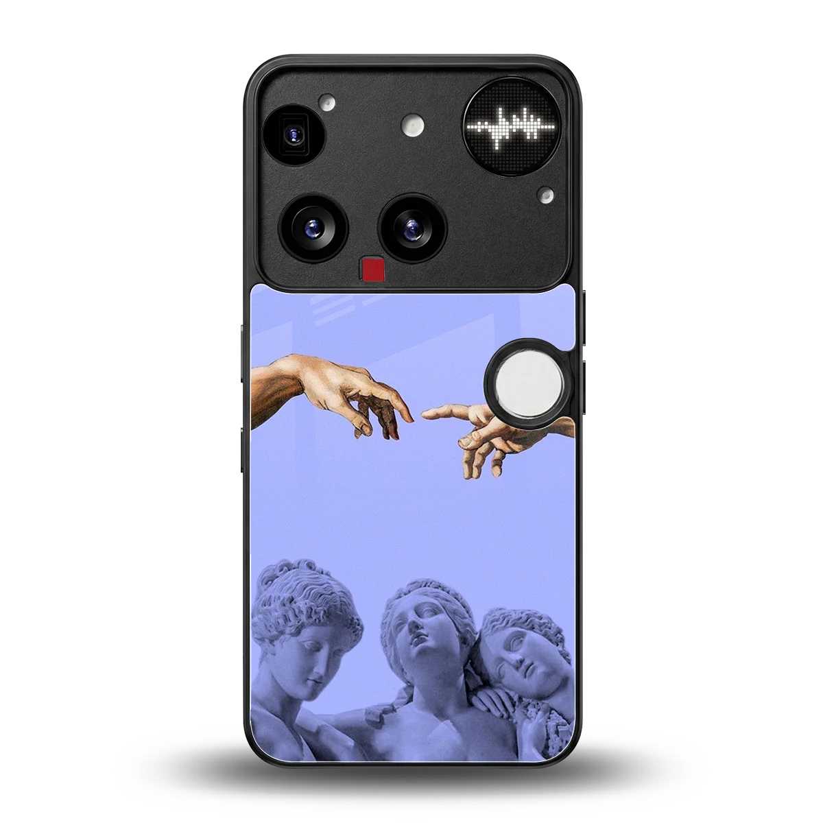 Sculpted Elegance back phone cover | glass case for nothing phone 3