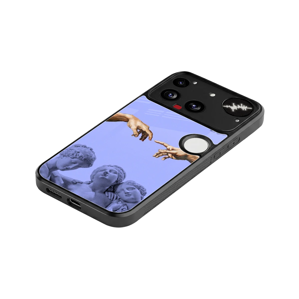 Sculpted Elegance stylish phone case for nothing phone 3 | glossy glass and slim fit