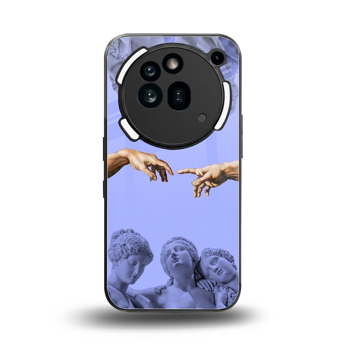 Sculpted Elegance back phone cover | glass case for nothing phone 3a pro