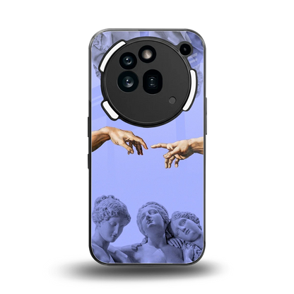 Sculpted Elegance back phone cover | glass case for nothing phone 3a pro