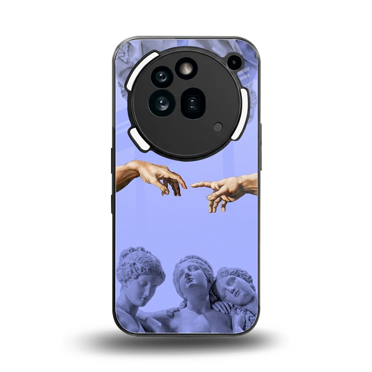Sculpted Elegance back phone cover | glass case for nothing phone 3a pro