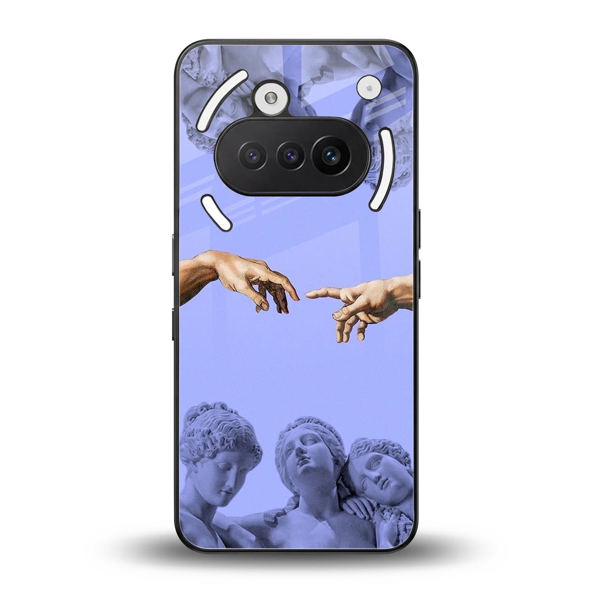Sculpted Elegance back phone cover | glass case for nothing phone 3a