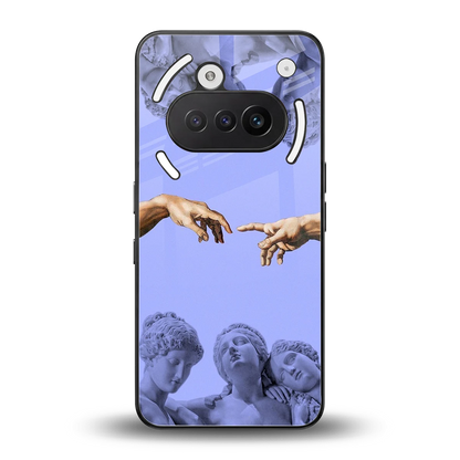 Sculpted Elegance back phone cover | glass case for nothing phone 3a