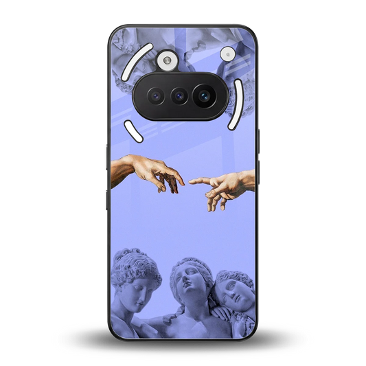 Sculpted Elegance back phone cover | glass case for nothing phone 3a