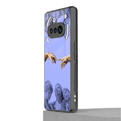 Sculpted Elegance nothing phone 3a mobile cover | shockproof glass phone case