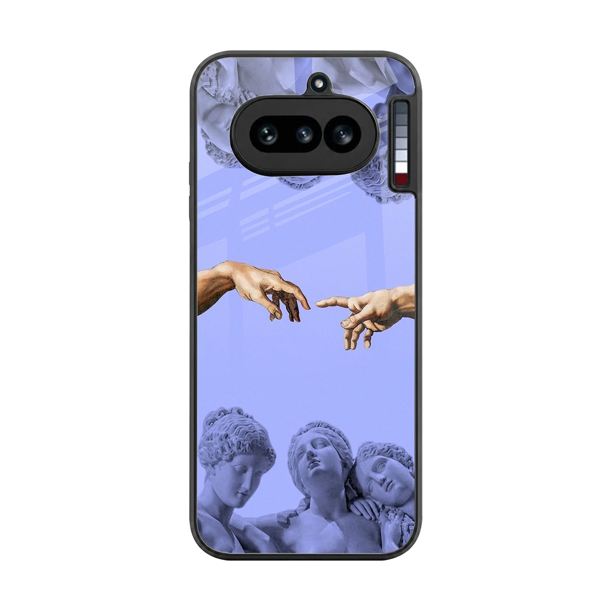 Sculpted Elegance back phone cover | glass case for nothing phone 4a