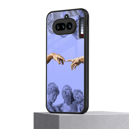 Sculpted Elegance nothing phone 4a mobile cover | shockproof glass phone case
