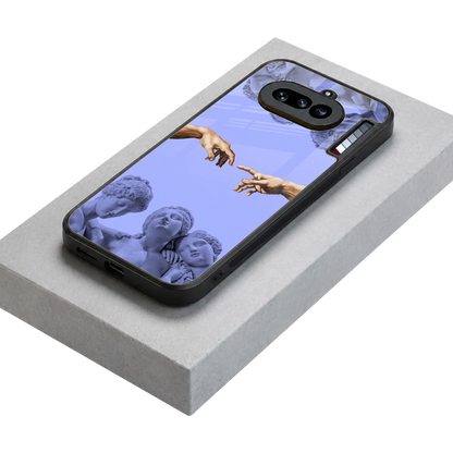 Sculpted Elegance stylish phone case for nothing phone 4a | glossy glass and slim fit