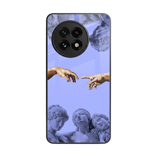 Sculpted Elegance back phone cover | glass case for oneplus 13r