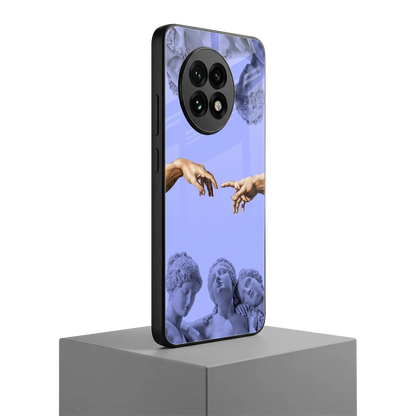 Sculpted Elegance oneplus 13r mobile cover | shockproof glass phone case