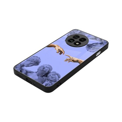 Sculpted Elegance stylish phone case for oneplus 13r | glossy glass and slim fit