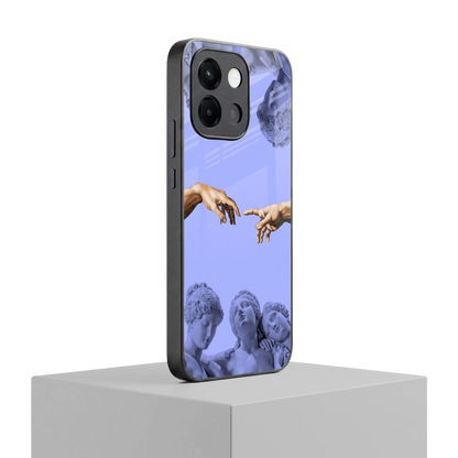 Sculpted Elegance oneplus 13s mobile cover | shockproof glass phone case