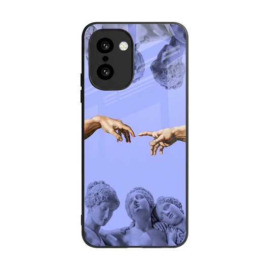 Sculpted Elegance back phone cover | glass case for oneplus 15r
