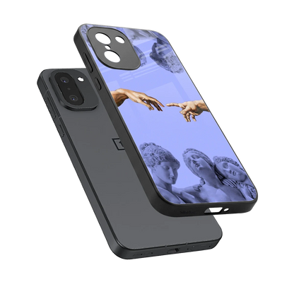 Sculpted Elegance sleek oneplus 15r cover with tempered glass back and TPU edges