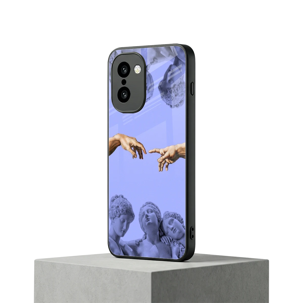 Sculpted Elegance oneplus 15r mobile cover | shockproof glass phone case