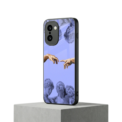 Sculpted Elegance oneplus 15r mobile cover | shockproof glass phone case