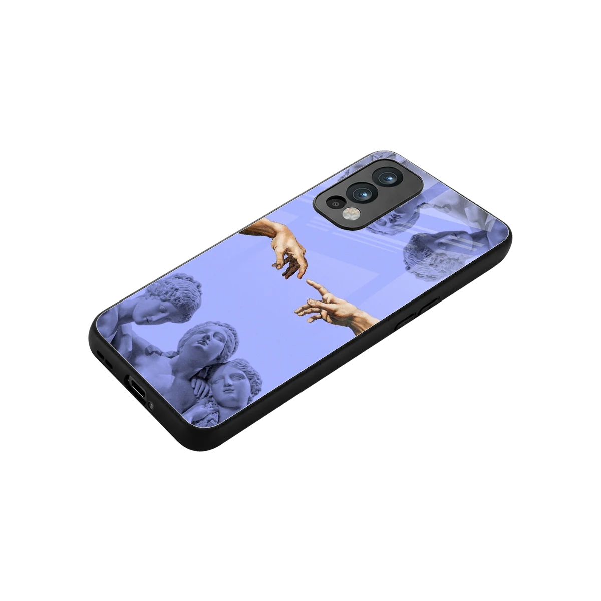 Sculpted Elegance stylish phone case for oneplus nord 2 | glossy glass and slim fit
